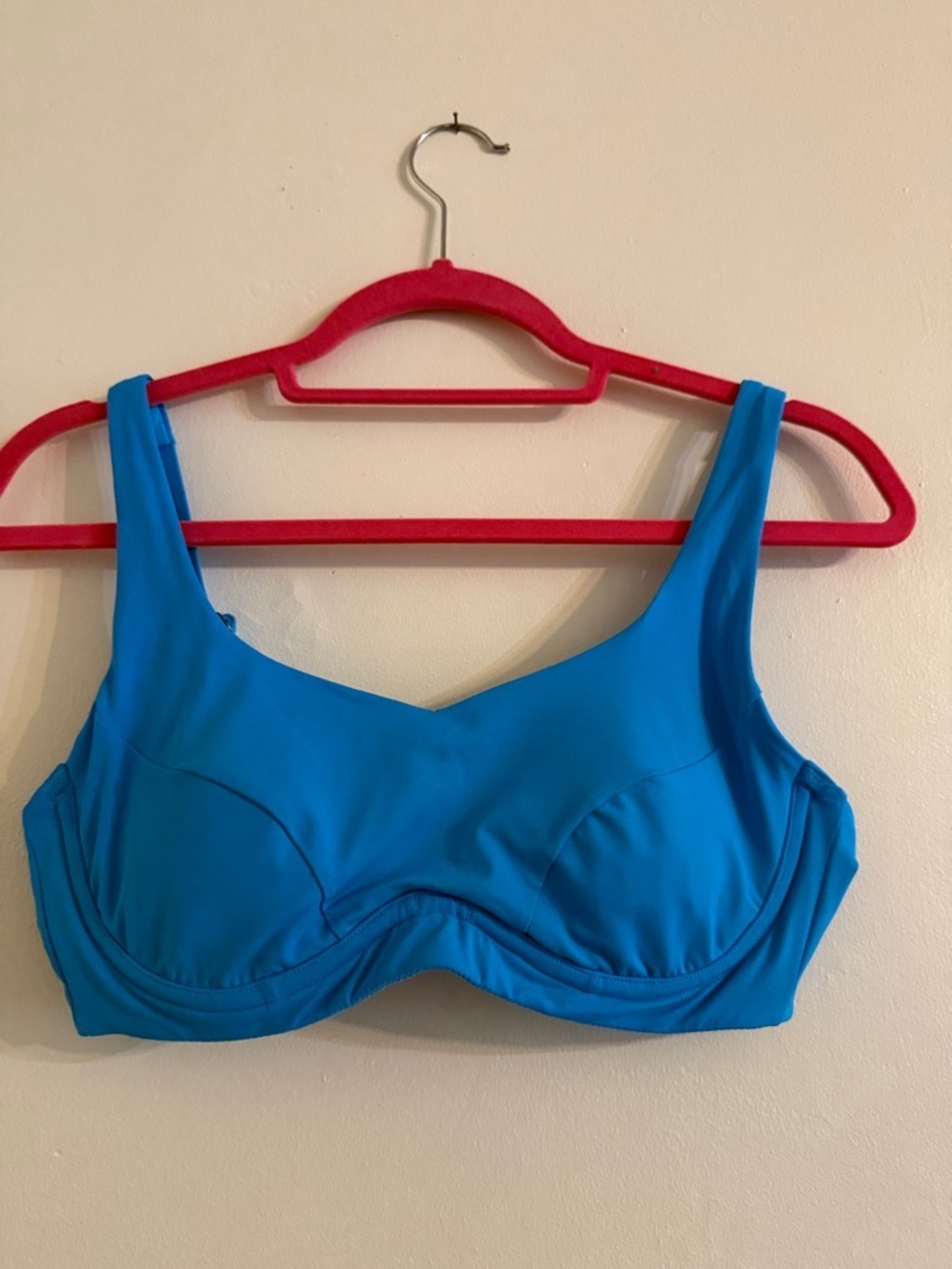 Athleta Bright Blue Underwire Swim Bralette -NWOT